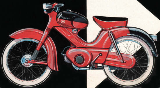 Kreidler Florett 1956 Prospekt - Prototyp